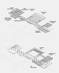 Mezinárodní kongresové centrum v Senegalu, Tabanlioglu Architects, Foto