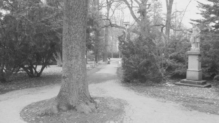 Obnova Mercandinových sadů v Klatovech, původní stav, CHVOJKA/ architekt.