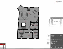 Archico, Bílý dům v Uherském Hradišti, 3.NP, výkres