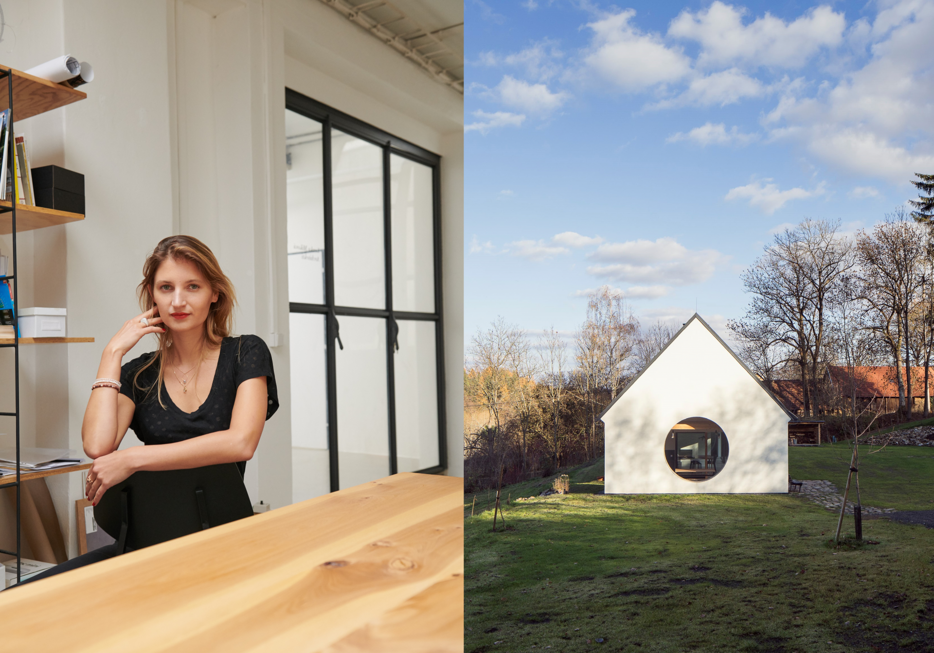 Lenka Míková a víkendový dům ve Středočeském kraji - výřez z fotografií