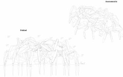 Herní krajina Pecka, Matěj Hájek a Tereza Kučerová (Moloarchitekti s.r.o), výkres výkres souboje mravenců