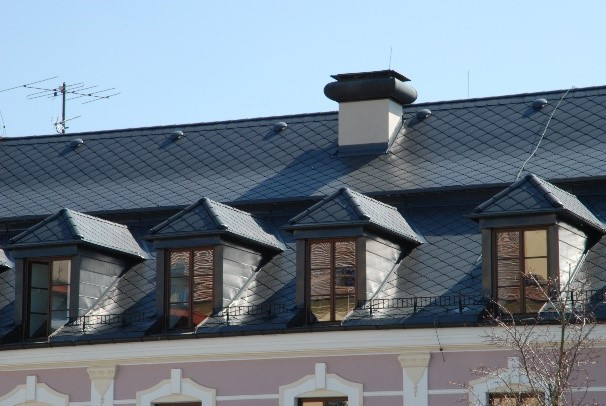 Skládaná střešní krytina Swisspearl