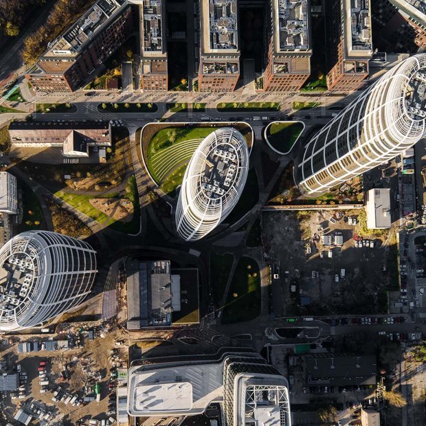 Výškové rezidenční budovy v Bratislavě od studia Zaha Hadid Architects