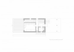 Rodinný dům v Úněticích, půdorys 1 NP, Mimosa architekti