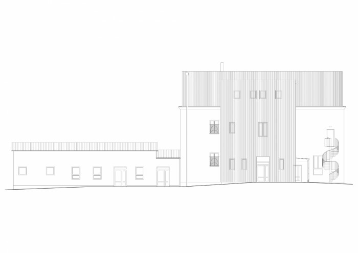 ZŠ Oslavice, David Prudík architekti, pohled severovýchodní