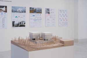 Všechny tři soutěžní návrhy budou vystaveny v mezaninu Veletržního paláce. Foto: NGP