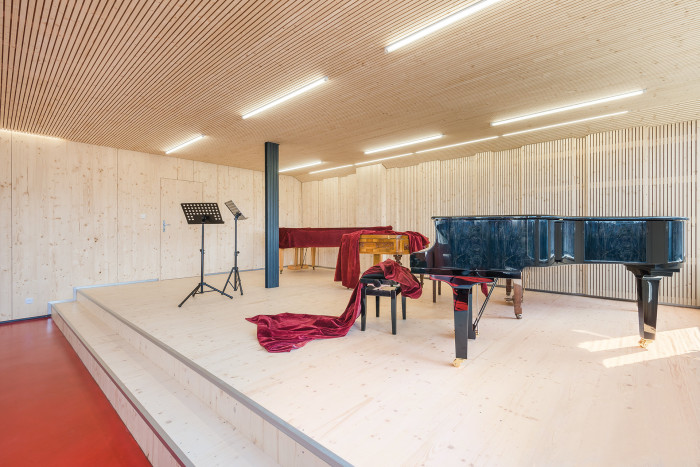 Koncertní sál v Bratislavě  s akustickými panely NOVATOP ACOUSTIC