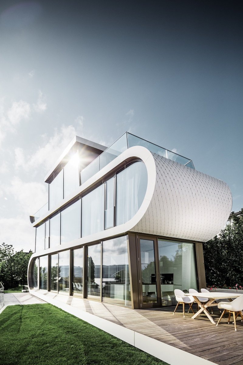 Rodinný dům u Curyšského jezera Flexhouse, architekt Stefan Camenzind (Evolution Design)
