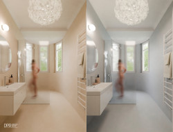 Návrh koupelny v bytovém domě