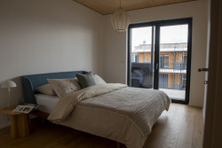 Dodavatelem dřevěné konstrukce je rakouská firma ELK, dřevo pochází zejména z rakouských a částečně i českých lesů. Na stavbu se spotřebovalo asi 16 tisíc kubíků dřeva, což odpovídá asi pěti tisícům stromů.