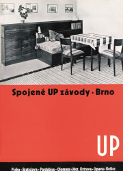 propagační fotky z prodejního katalogu UP závodů, zdroj: kniha Jindřich Halabala a Spojené uměleckoprůmyslové závody v Brně, Grada 2018