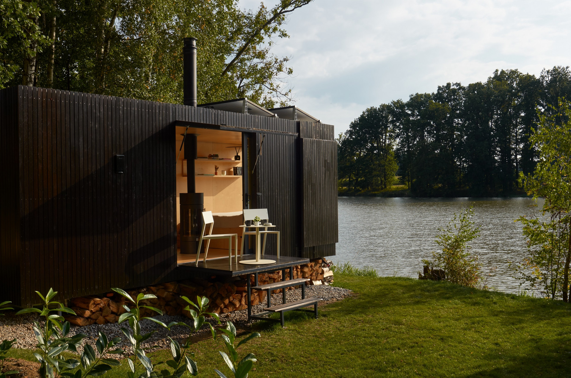 Mobilní kontejner KEBIN od architekta Jana Beka a stavitele Stanislava Líkaře