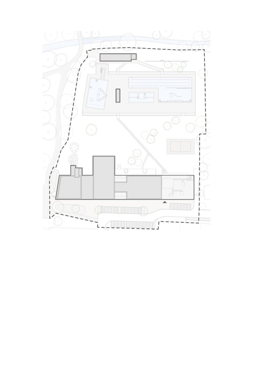 Aquavparku v Kyjově, SENAA architekti: Situace