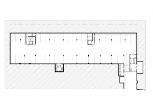 Aparthotel Sv. Vavřinec v Peci pod Sněžkou, ov-a/Jiří Opočenský, Štěpán Valouch, půdorys 4PP