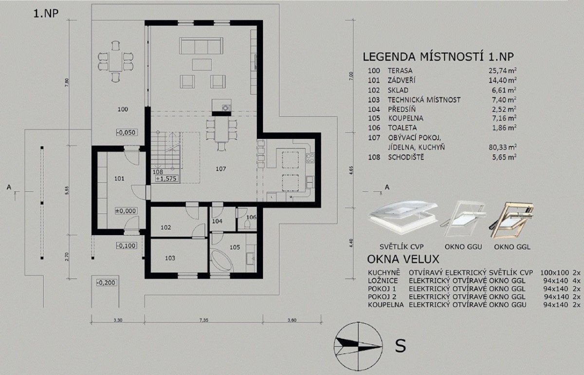 Tomáš Juchelka, Modern House, 1. NP - foto