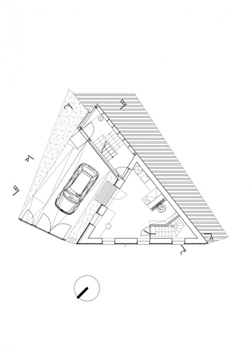 Přestavba rodinného domu Hlubočepy, R.U.A., parter