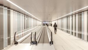 Stanice metra Nordhavn v Kodani od studií COBE + ARUP