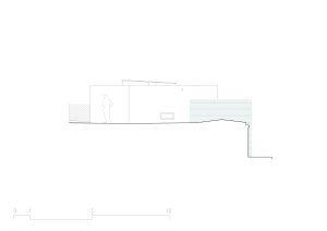 Pohled východní (Vstupní objekt do zámeckých sklepů s trafostanicí v Kroměříži od Atelier Štěpán)