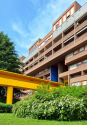 Obytný komplex Monte Amiata, Carlo Aymonino a Aldo Rossi, 1967-1974