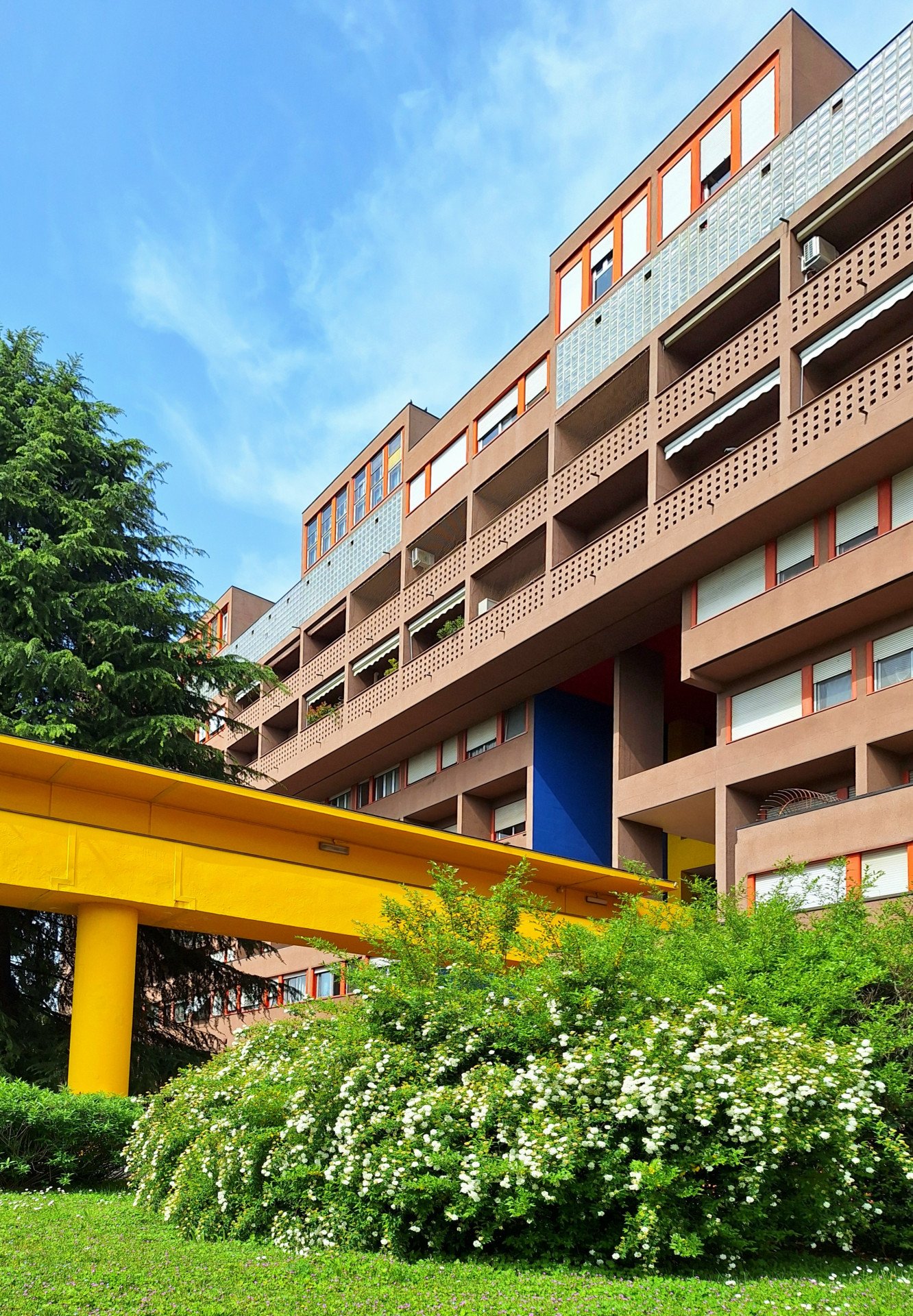 Obytný komplex Monte Amiata, Carlo Aymonino a Aldo Rossi, 1967-1974