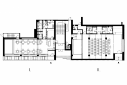 VIOLA centrum pro umenie, půdorys, zerozero