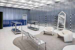 Multifunkční prodejna Off-White od Virgila Abloha a studia AMO