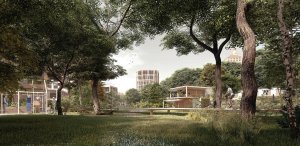 Nová Tepna – Vrstevnaté centrum Náchoda, 1. místo, Piotr Person, Olga Czeranowska-Panufnik, Wladyslawa Kijewska a Aleksander Sojka.