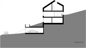 Dům 3B, Bottenwill, juri troy architects - řez