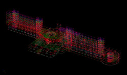 Hotelový komplex Costabella, Opatija, Chorvatsko - statický 3D model -