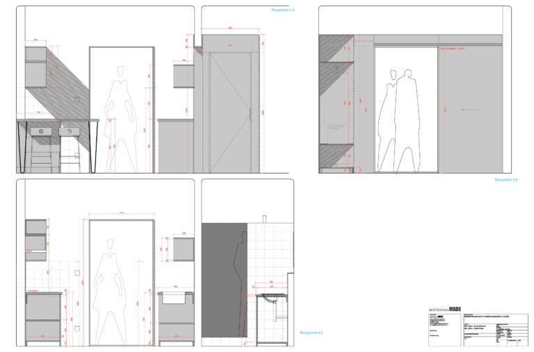 ArchitectureMADE, rekonstrukce plzeňského 1+1, půdorys