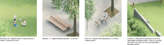 Úprava veřejného prostoru v okolí „Galerie cti“ U Koruny v Hradci Králové od collcoll