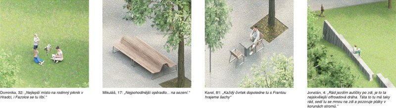 Úprava veřejného prostoru v okolí „Galerie cti“ U Koruny v Hradci Králové od collcoll