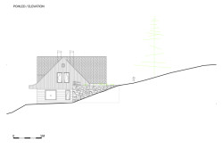 Pohled (Chalupa Wunderbaude, A1Architects)