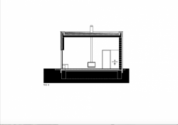 Malířský ateliér Ostrava, řez B