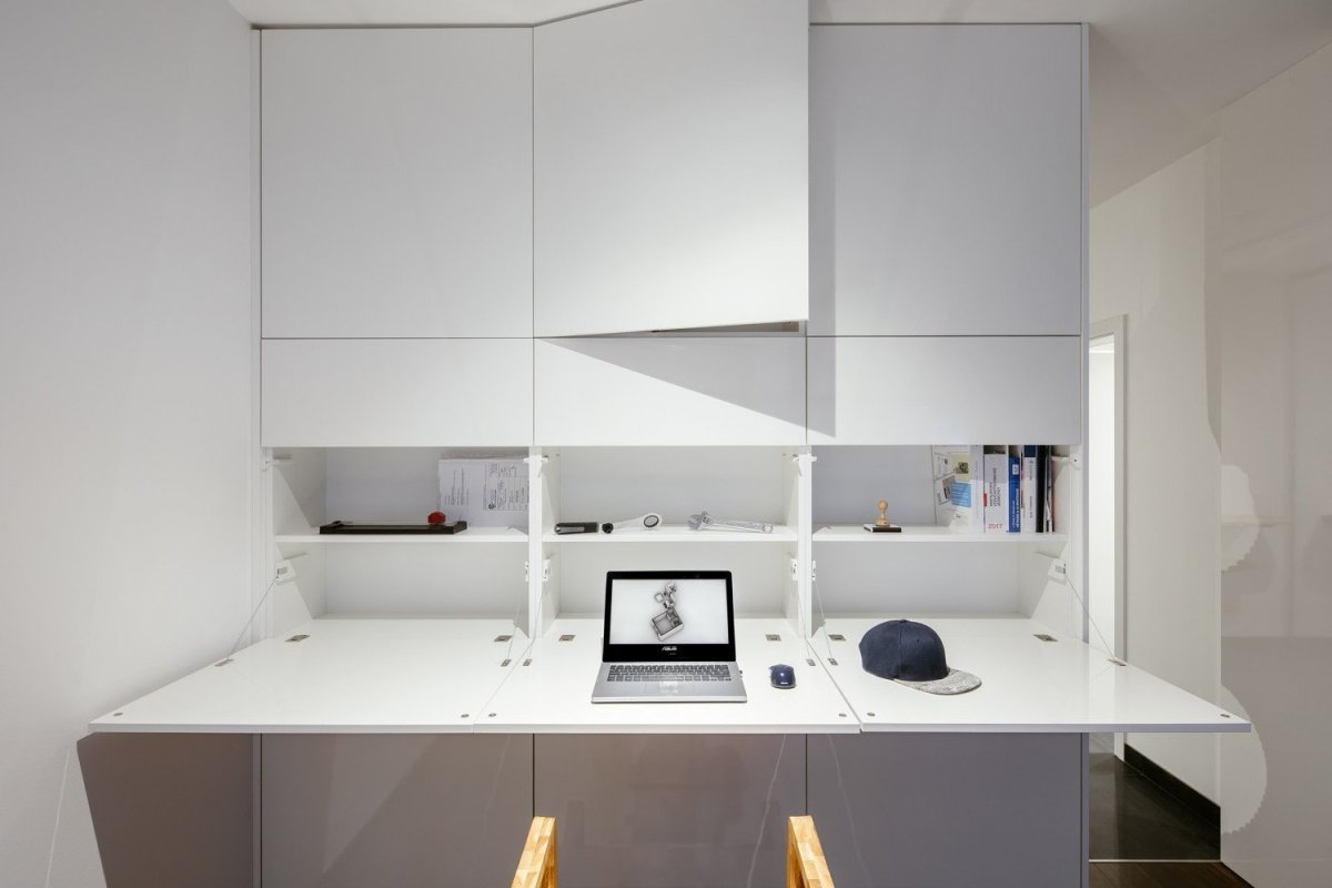 Interiér bytu v Letňanech za využití parametrického designu, Archistroj