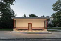 Rekonstrukce funkcionalistické zastávky od architekta Oskara Pořísky, Atelier RAW