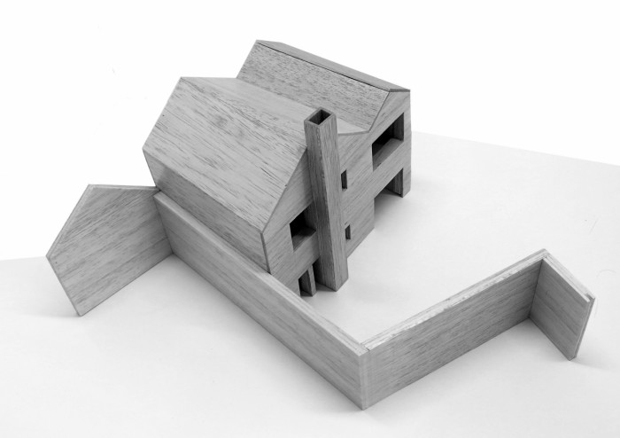 Dům v Ráji, Zdeněk Balík (ZETTE ateliér), model.