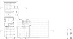 Rodinný dům v Písnici, daviddavidová architekti: Půdorys 2. NP
