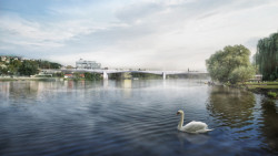 Vizualizace Dvoreckého mostu