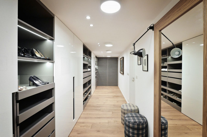 rekonstrukce vily Hanspaulka - zimní šatna, Veronika Pánková, foto