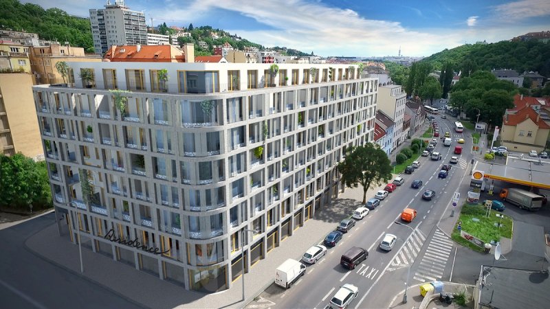 Rezidence Prachnerova, A.LT Architekti, vizualizace