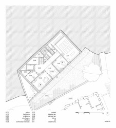 Porodní dům na Letné, půdorys suterén