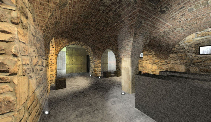 Jiří Gulbis, Kulturní okrsek města Úštěk, vstup do hradu - foto