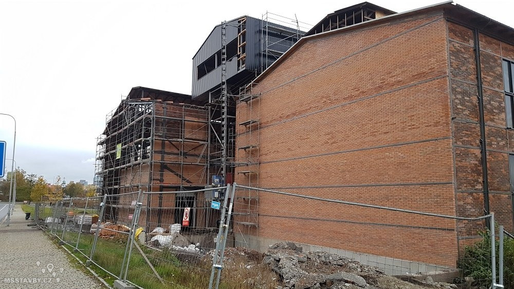 Konverze bývalých průmyslových hal na Národní zemědělské muzeum v Ostravě od Josefa Pleskota (AP ATELIER) - fotografie z průběhu realizace