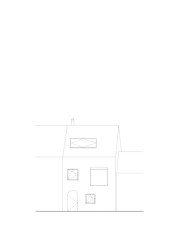 Pohled (Rodinný dům v Senici na Hané, TŘI.ČTRNÁCT architekti)