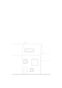 Pohled (Rodinný dům v Senici na Hané, TŘI.ČTRNÁCT architekti)