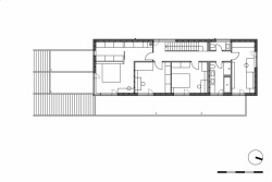 Rodinný dům Radotín, půdorys 2NP, Schaufler-Roskovec