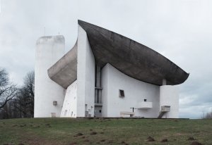 Le Corbusier, kaple Panny Marie na výšinách, Ronchamp (1950–1955)