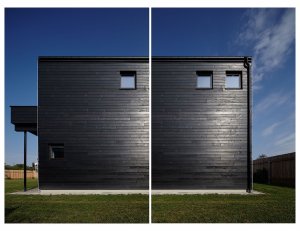 Mjölk architekti, Dům V plotě - foto