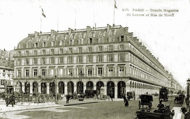 Les Grands Magasins du Louvre - historická fotografie